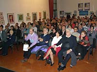 Il pubblico presente a Palazzo Trivulzio